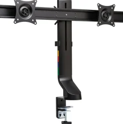 Monitor Arm Space Saving Dual Black