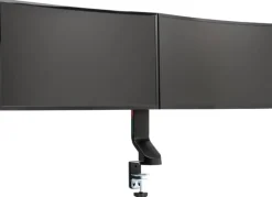 Monitor Arm Space Saving Dual Black