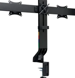 Monitor Arm Space Saving Dual Black