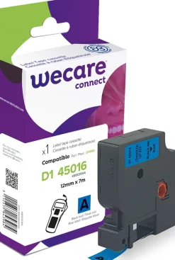 Märkband Wecare D1 12mm sv/blå
