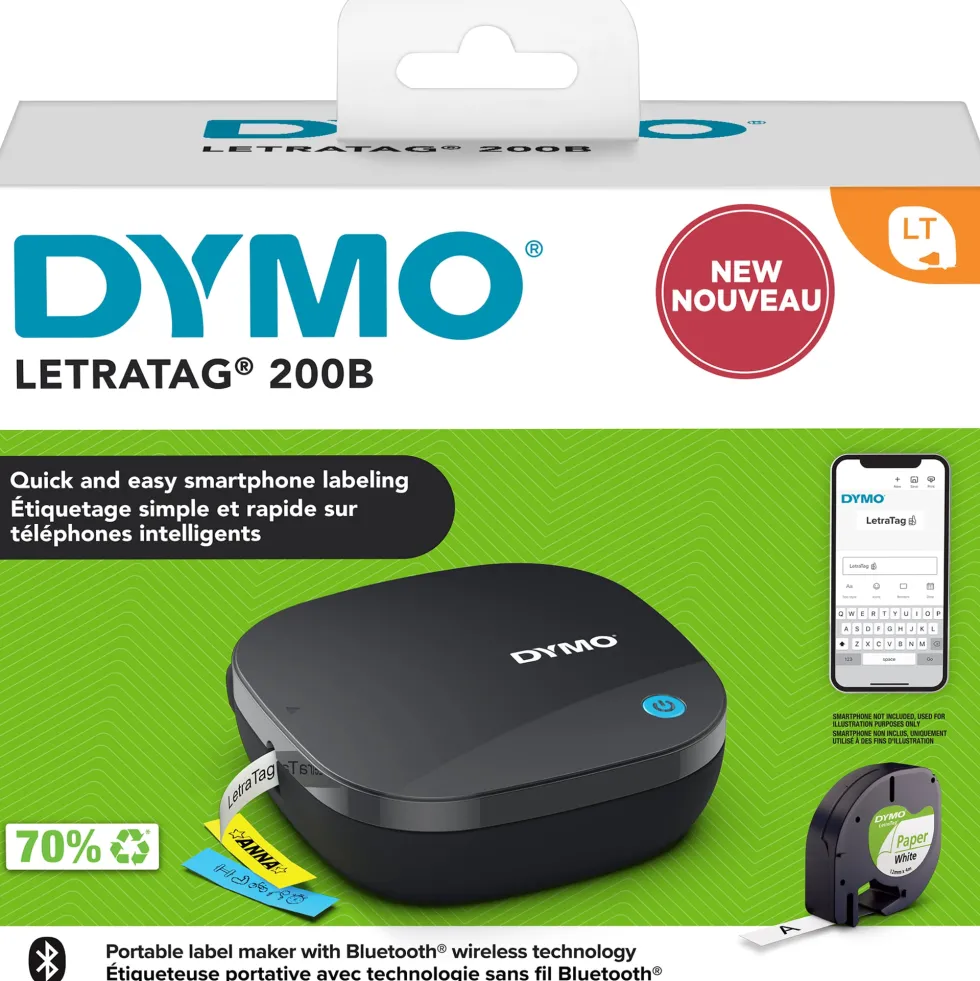 Märkmaskin DYMO LetraTag 200B Bluetooth