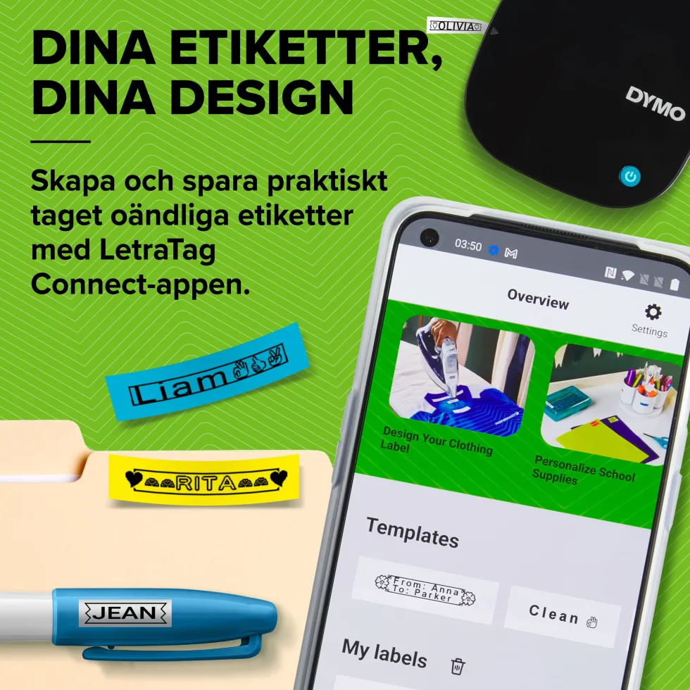 Märkmaskin DYMO LetraTag 200B Bluetooth