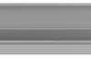 Multibrackets M - Kabelränna - golvmontering - 1.6 m - aluminium