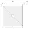 Multibrackets M Manual Projection Screen - Projektorduk