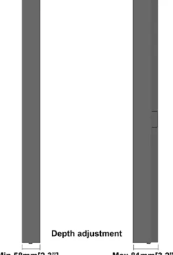 Multibrackets M Pro Series - Hölje - slank, liten - stål