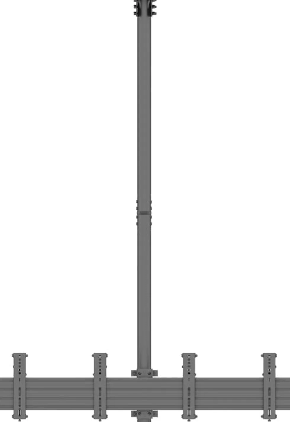 Multibrackets M Pro Series MBC2X1U - Monteringssats (klämfäste