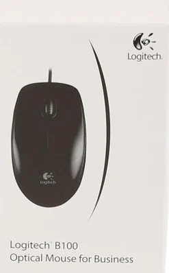 Mus Logitech B100, trådal