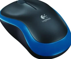 Mus Logitech M185 Blå, trådlös