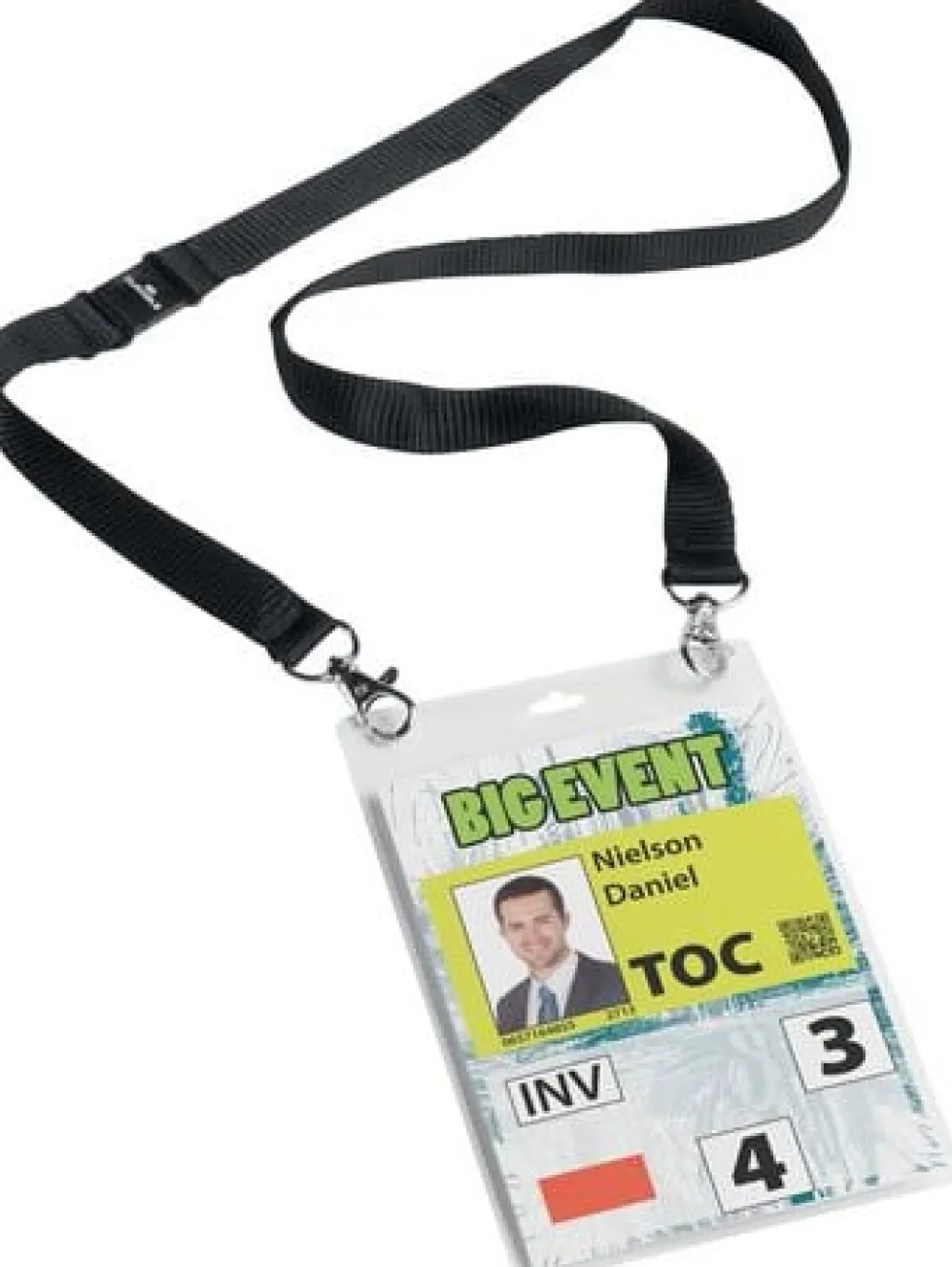 Namnskylt DURABLE A6 textilband 10/fp