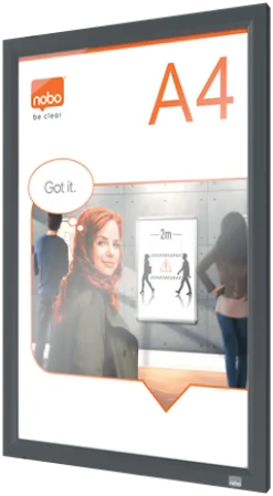 Nobo Impression Pro Affischram A4 Grafit