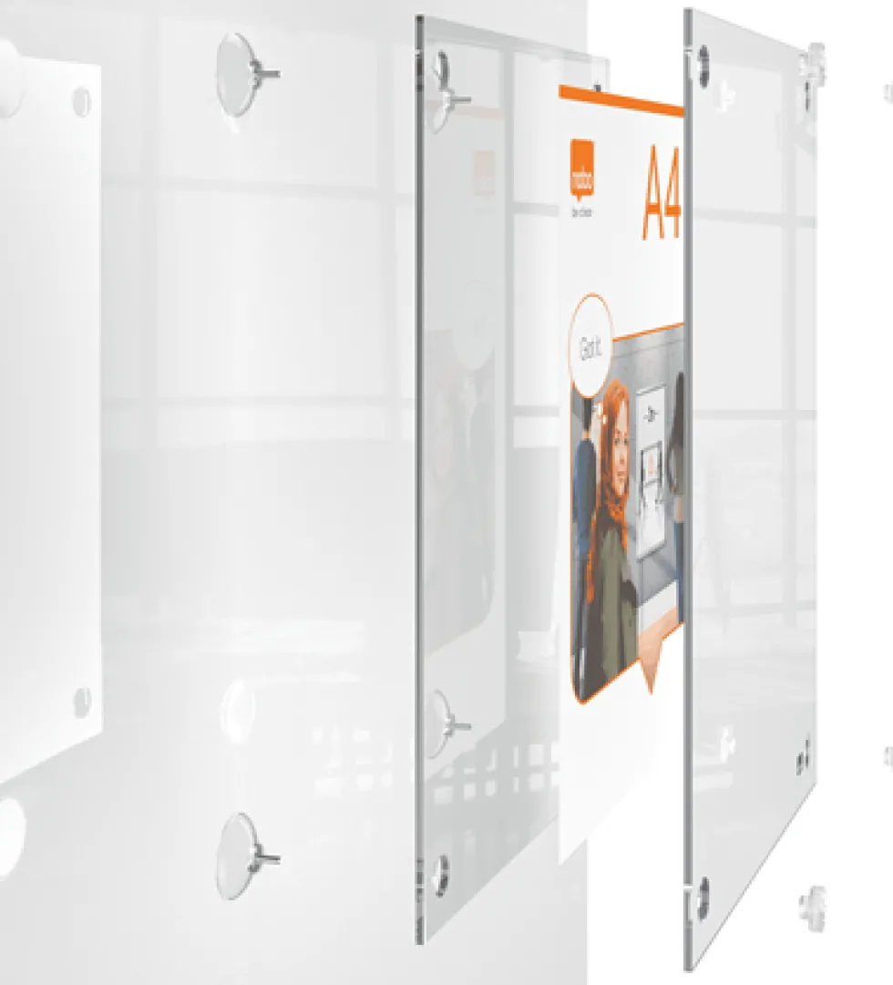NOBO Skylt Premium Plus Akryl A4 sugprop