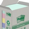 Notes POST-IT 100%recy 38x51 sort.f 6/fp