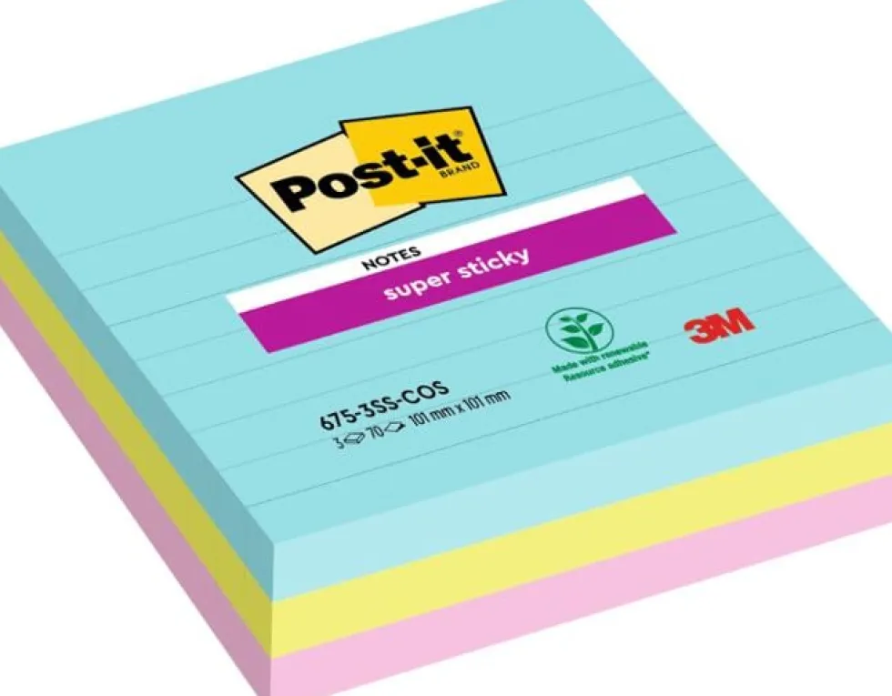 Notes POST-IT SS linj 101x101 Cosmi 3/fp