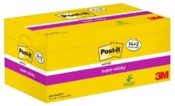 Notes POST-IT SS 76x76mm gul 16/fp