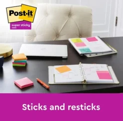 Notes POST-IT SS 76x76mm re sort.f 18/fp