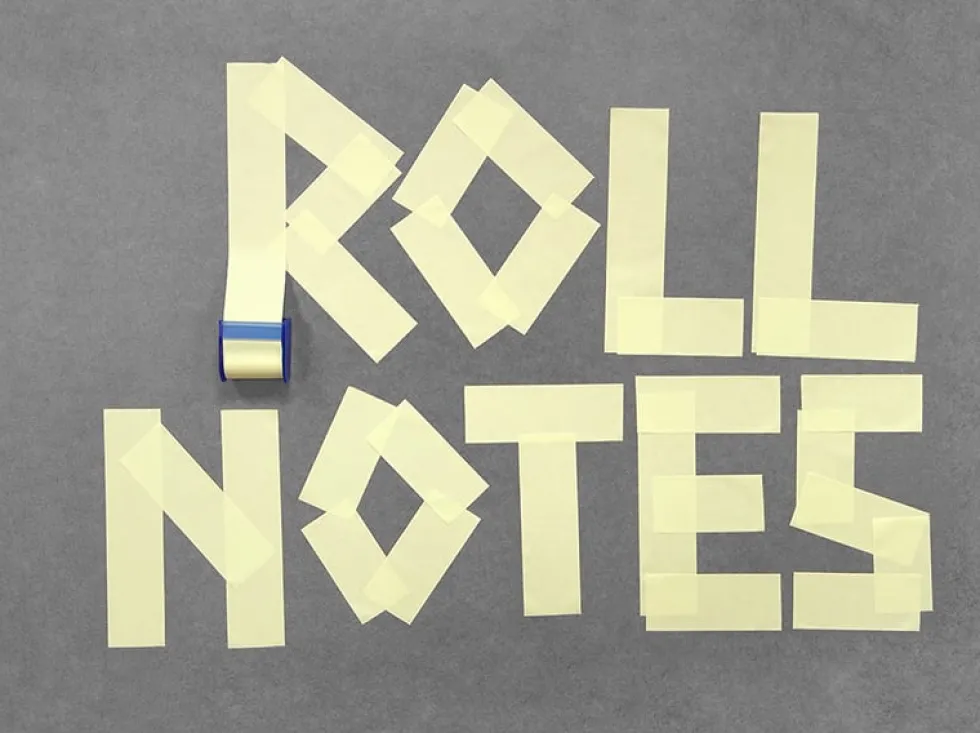 Notes rulle INFO 60mmx10m gul