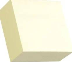 Notes STANDARD kub 76x76mm gul 450bl