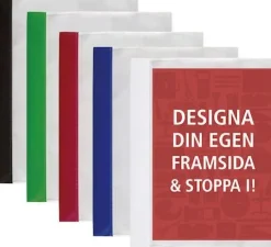Offertmapp A4 Röd, med ficka, 25st