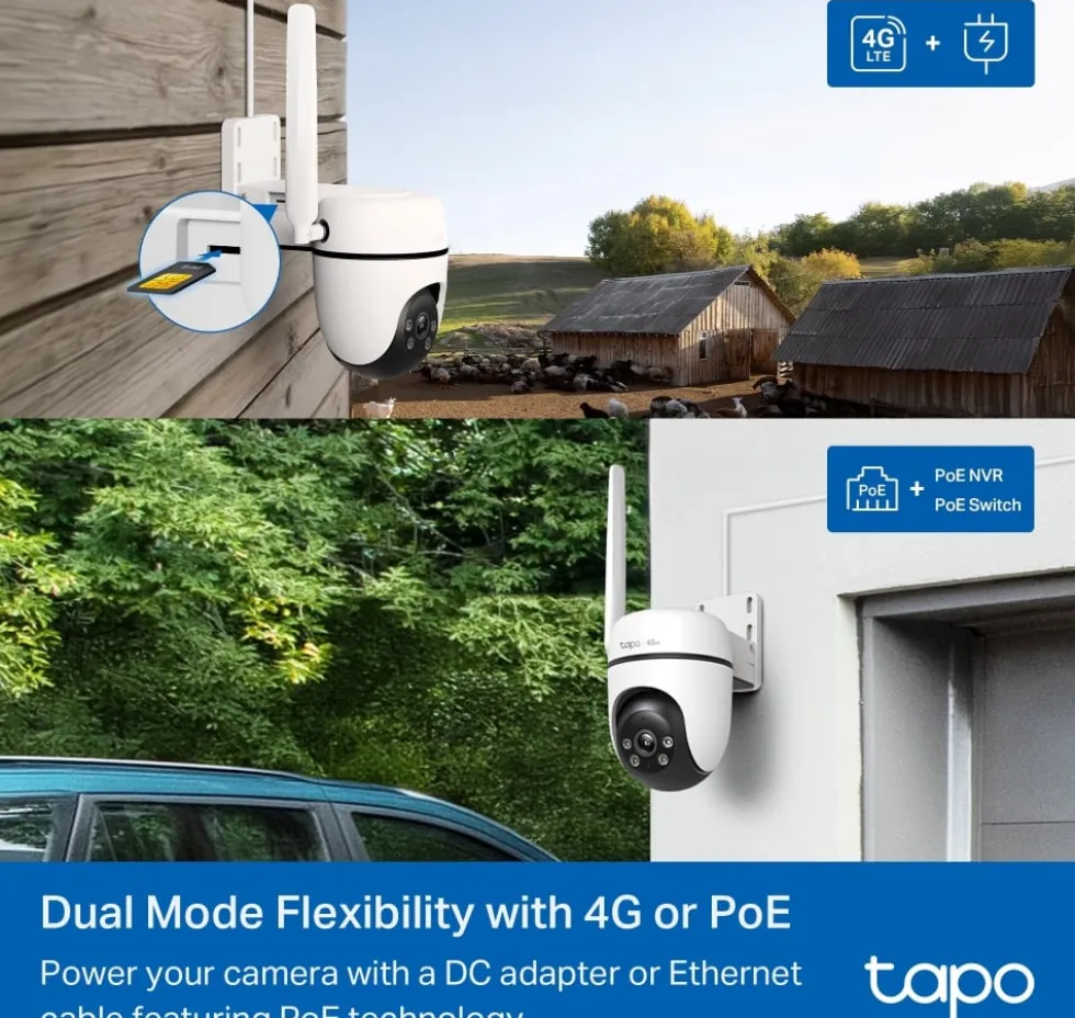 Outdoor Pan/Tilt 4G LTE Camera