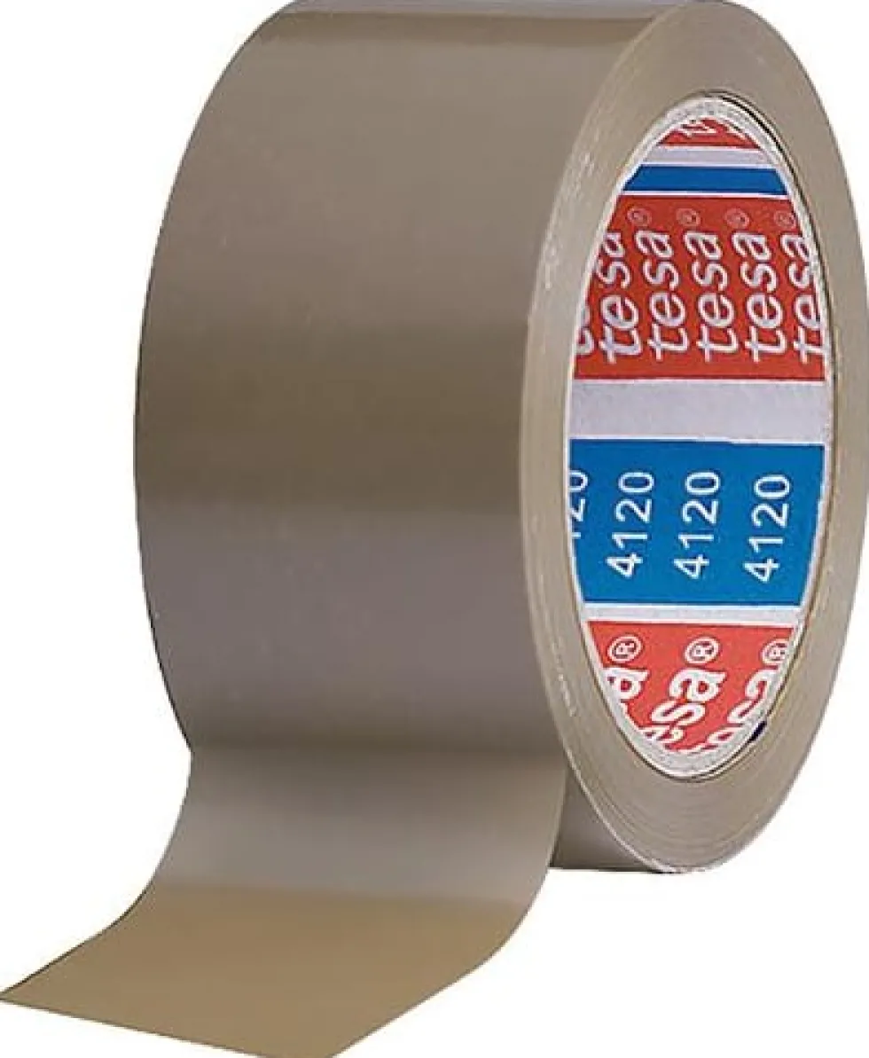 Packtejp TESA 4120 PVC 50mmx66m brun