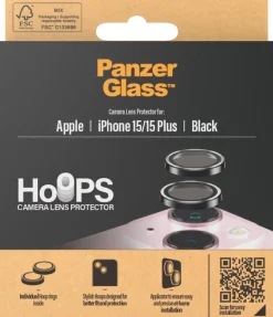 PanzerGlass Hoops for iPhone 15/15 Plus Black