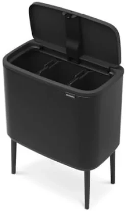 Papperskorg BRABANTIA Bo Touch 3x11L sv