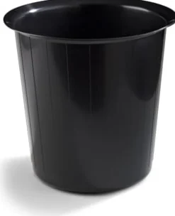 Papperskorg Svart, 22L, plast