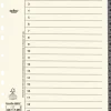 Pappregister Servo System A4+ 1-20 grå