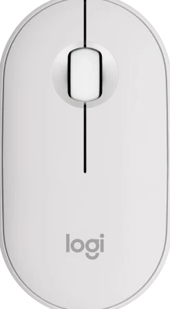 Pebble Mouse 2 M350s Wireless, Tonal White