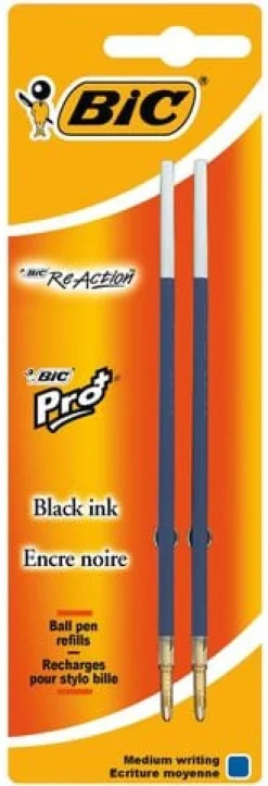 Pennpatron Bläck BIC Medium Blå, 2/fp