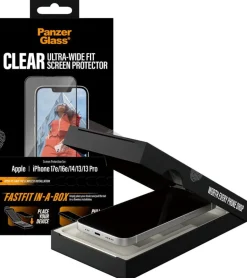 PG Screen Protector iPhone 17e/16e/14/13 |13 Pro UWF FASTFIT