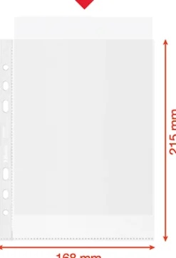 Plastficka ESSELTE rec A5 0,07 100/fp