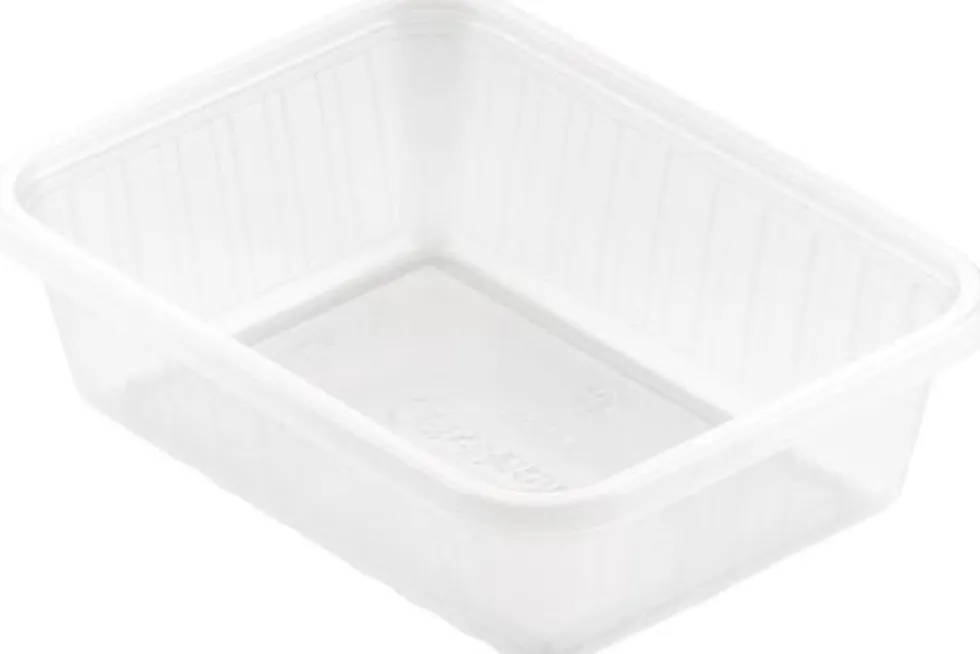 Plastform Rektangulär, 350ml, 50/fp