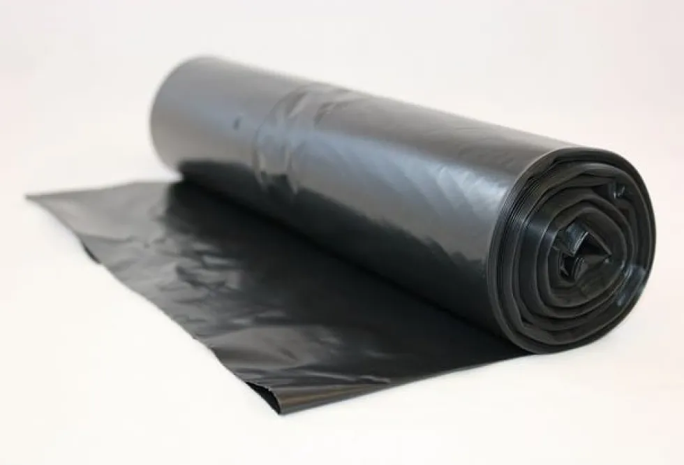 Plastsäck LD 125L 40my svart 25/rl