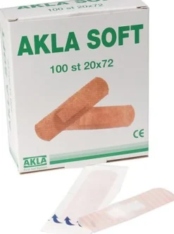 Plåster Akla Soft NW 34x72mm 100/FP