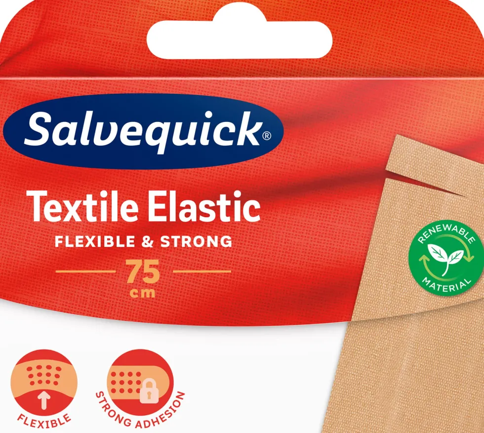 Plåster SALVEQUICK textil 75cm