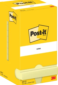 Post-it Notisar 76x76 gul (12)