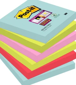Post-it Supersticky Miami, 76x76mm, 6/FP