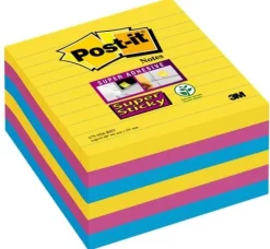 Post-it® Supersticky Notisar Rio, 101x101mm, 6/FP