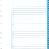 Pärmregister papper A4 1-31