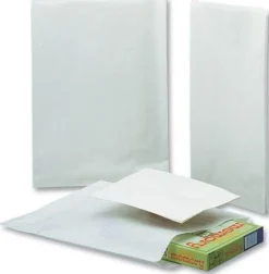 Påse plan 140x175mm 0,25kg vit 1000/fp