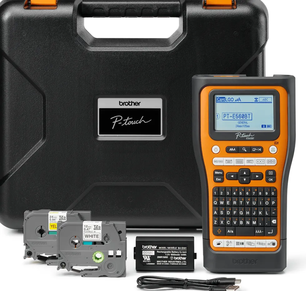 PT-E560BTVP Pro Labelling Machine with Bluetooth