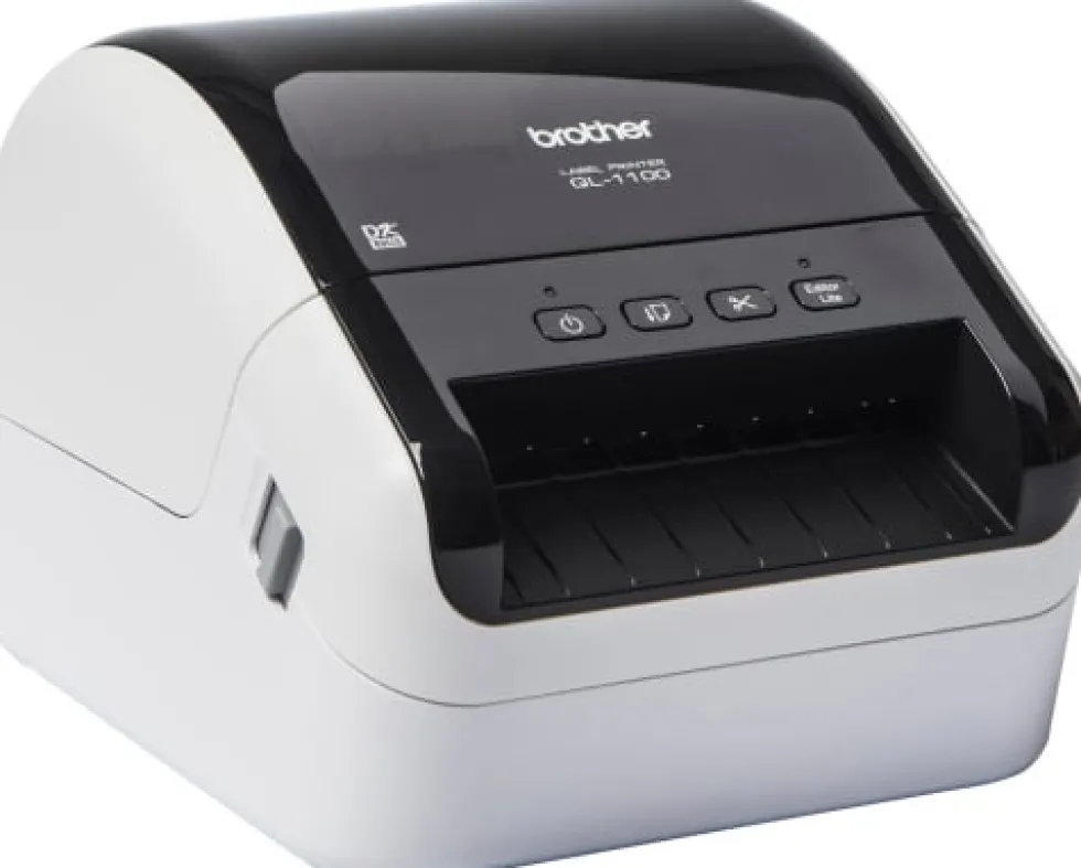 QL-1100C Bred etikettskrivare för adresslappar/streckkoder