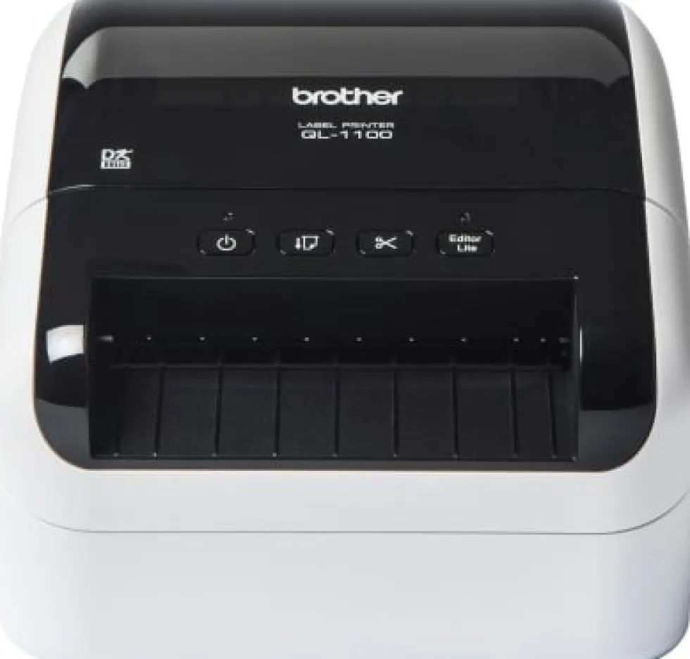 QL-1100C Bred etikettskrivare för adresslappar/streckkoder