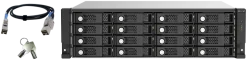 QNAP TL-R1620Sep-RP - Hårddiskarray - 16 fack (SATA-600 / SAS-3)