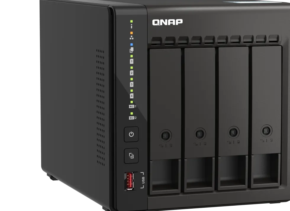 QNAP TS-453E - NAS-server - 4 fack - SATA 6Gb/s - RAID 0, 1, 5,