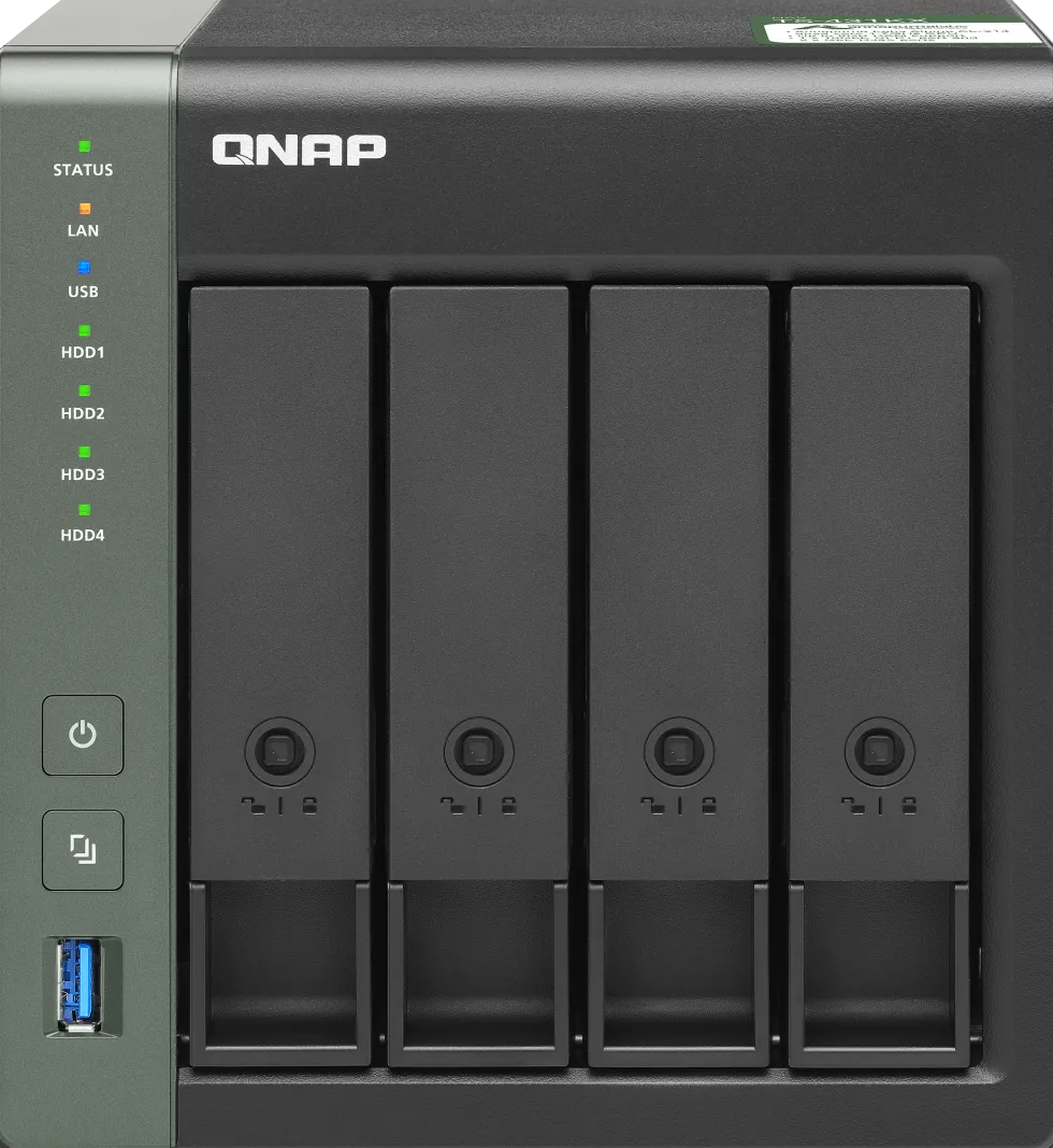 QNAP TS-431KX - NAS-server - 4 fack - SATA 6Gb/s - RAID RAID 0,