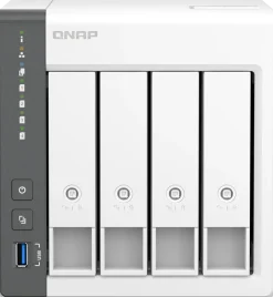 QNAP TS-433 - NAS-server - 4 fack - SATA 6Gb/s - RAID 0, 1, 5,