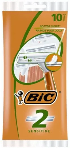 Rakhyvel BIC Sensitive, 2-blad, 10/fp