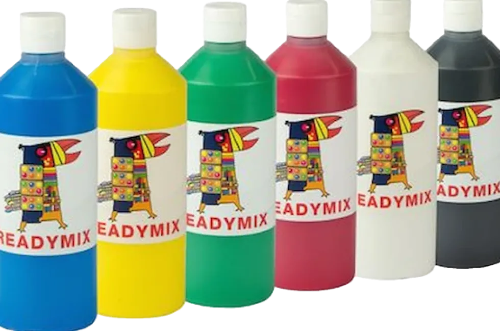 Readymix färglära 500ml x 6 färger